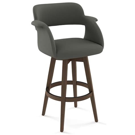 Amisco Nordic 412392672 Customizable 26 Joshua Swivel Counter Stool