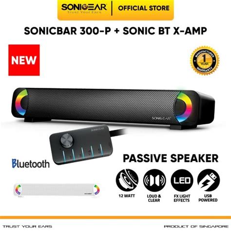 Jual Speaker SonicGear Sonicbar 300P Powerful SoundBar With Light