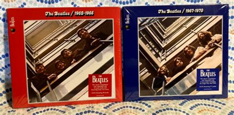 THE BEATLES 1962 1966 Red Album 1967 1970 Blue Album 4 CDs 75 Songs