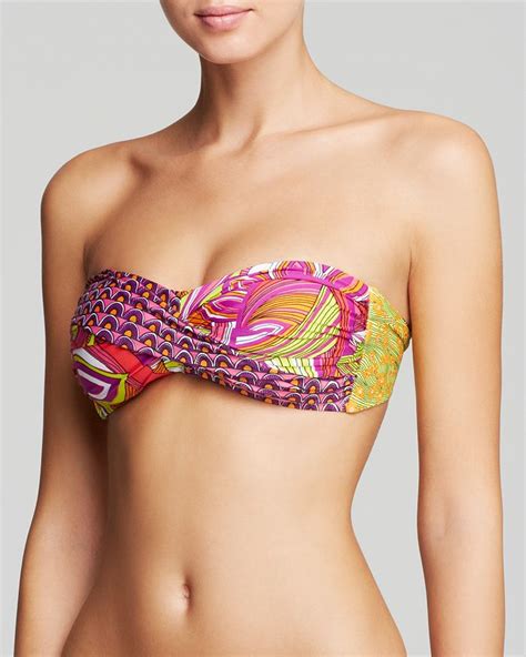 Trina Turk Amazonia Twist Bandeau Bikini Top Bloomingdales