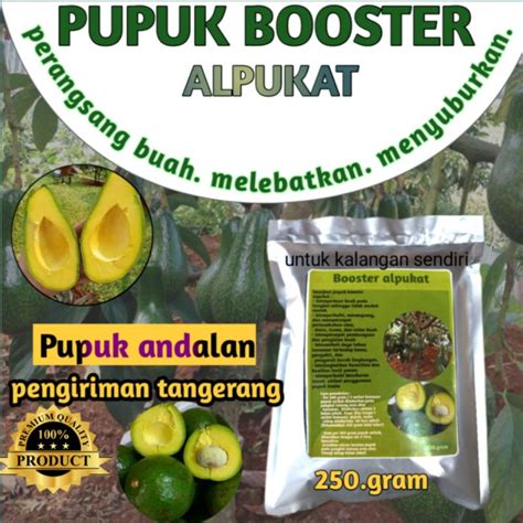 Jual Pupuk Booster Organik Alpukat Pupuk Perangsang Buah Melebatkan