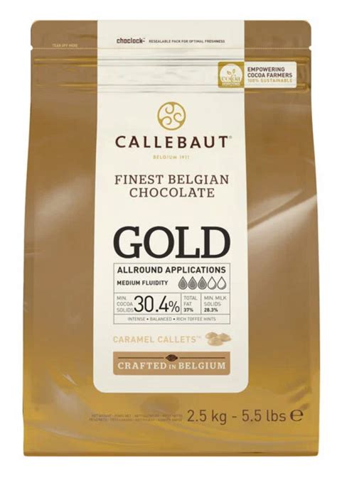 Callebaut Gold Chocolate Callets Chocolate Man