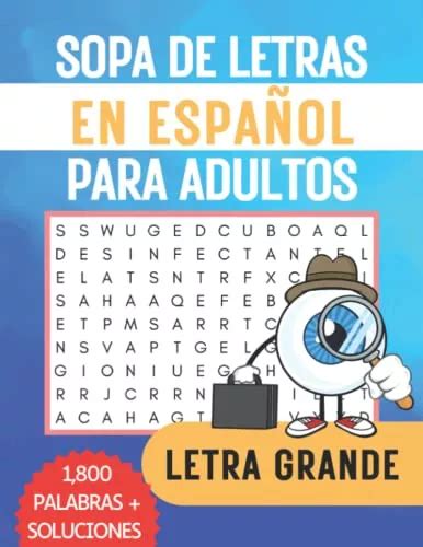 Sopa De Letras En Espanol Para Adultos Letra Grande Libro P En Venta