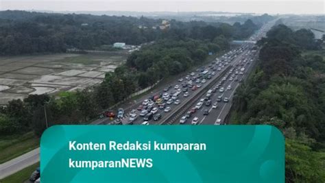 One Way Diberlakukan Di Tol Cikampek KM 72 Hingga Kalikangkung KM 414