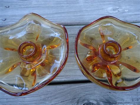 Viking Glass Candle Holders Etsy