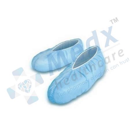 Blue Non Woven Shoe Cover At Best Price In Ahmedabad Medx Healthcare