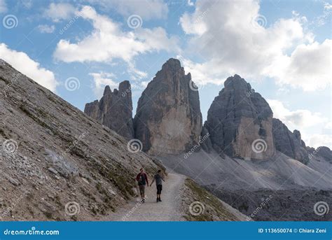 Dolomites in trentino editorial stock image. Image of expedition ...