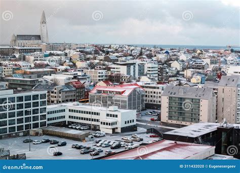 Reykjavik Iceland Cityscape With Modern Buildings Editorial Image