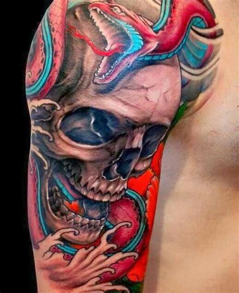 Pin By 🔮💎 🍀💜 On Skulls Skull Sleeve Tattoos Skull Tattoo