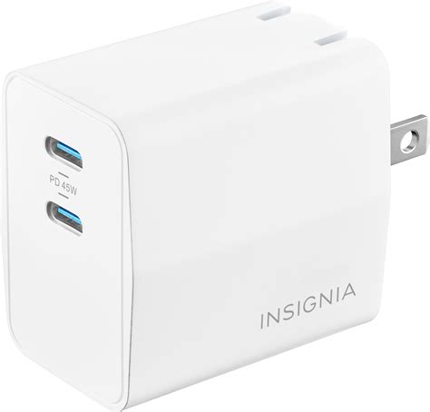 Customer Reviews Insignia W Dual Port Usb C Compact Wall Charger