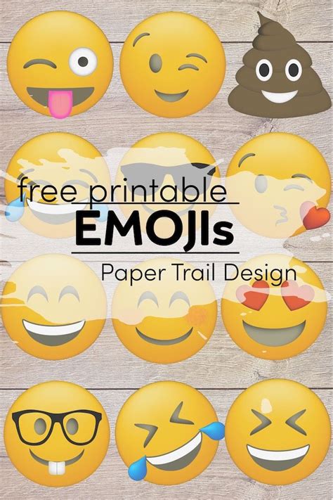 Emoji Faces Printable Free Emoji Printables Artofit