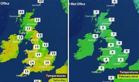 U K Weather Map Zone Map