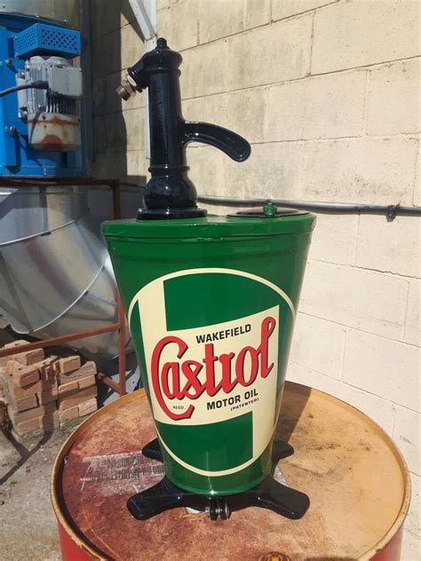 Castrol Gear Oil Dispenser Vintage Gas Pumps Vintage Oil Cans