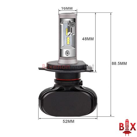 Светодиодные LED лампы H4 головного света S1 - BiXENON MARKET