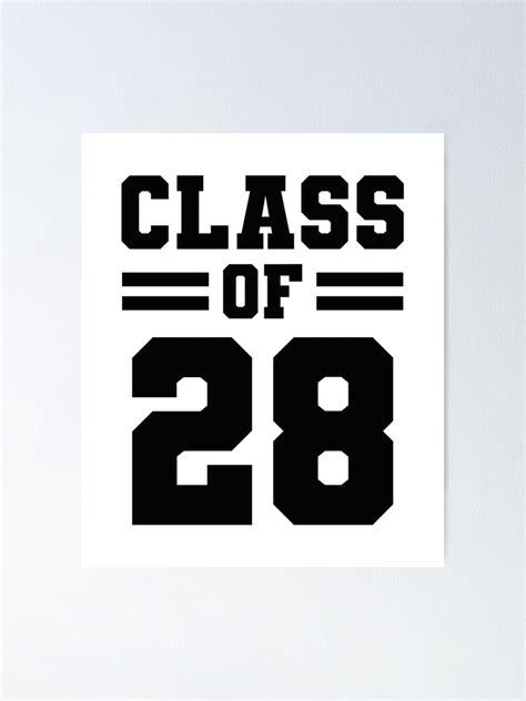 "Class of 2028 - Senior Graduation School" Poster for Sale by ...