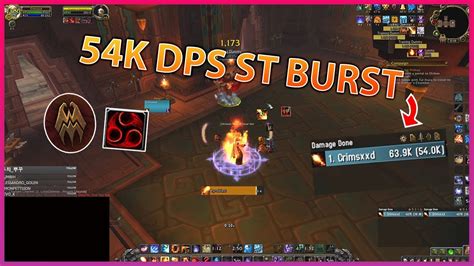 Crimsxx Testing Venthyr Fire Mage In Ptr Insane St Burst Daily