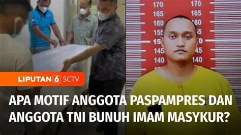 Berita Pembunuhan Imam Masykur Hari Ini Kabar Terbaru Terkini