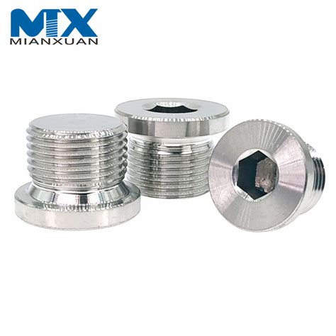 SS304 DIN908 Stainless Steel Hexagon Socket Head Flange Insert Plug