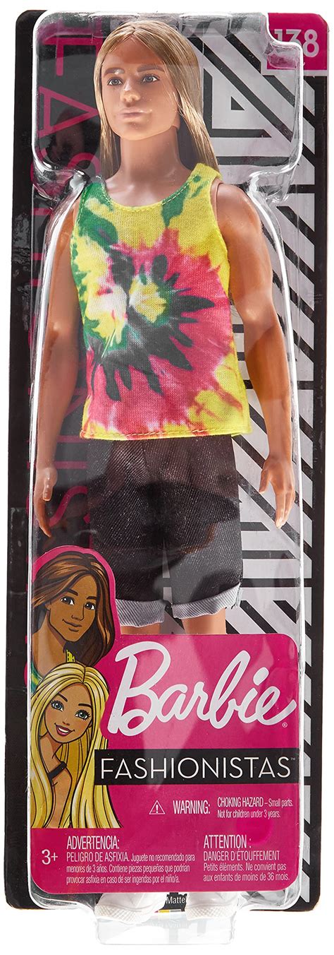 Barbie Ghw Ken Fashionistas Doll With Long Blonde Hair Buy Online In