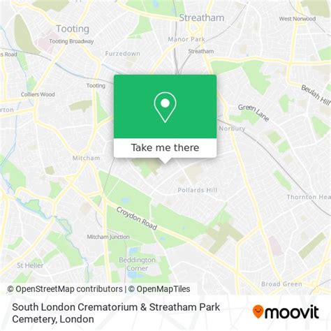 How To Get To South London Crematorium Streatham Park Cemetery In