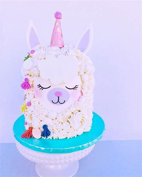 Llamacake Lama Birthday Party Cake Cake Savoury Cake