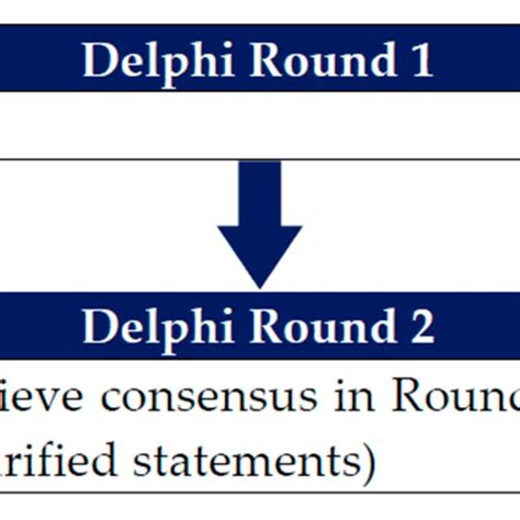 Overview Of Delphi Survey Rounds Two Statements That Did Not Reach