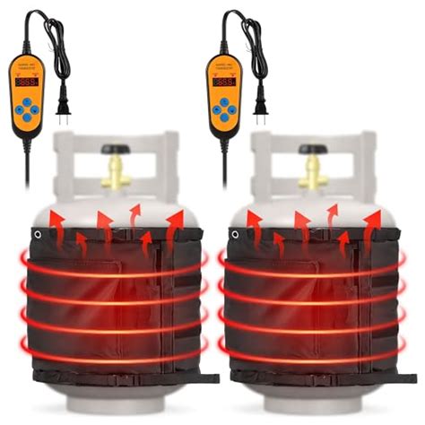 2 Pack Propane Tank Heater Blanket Gas Lp Cylinder Tank Heater With