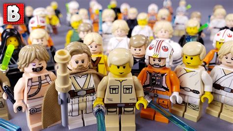 Every Lego Luke Skywalker Minifigure Ever Made Update Youtube