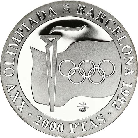 Pesetas Juan Carlos I Olympic Symbols Spanje Numista