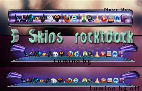 3 skins para rocketdock by GeriCat on DeviantArt