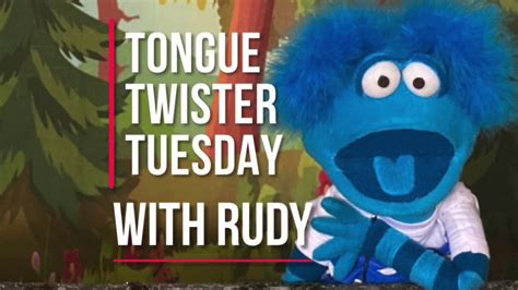 Educational Puppet Show Tongue Twister Tuesday Youtube