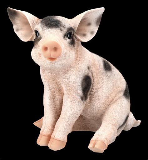 Pig Figurine Spotted Piglet