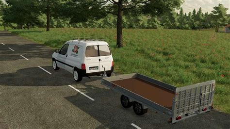 FS22 Peugeot Partner 2003 Paysagiste Travaux Publics V3 0 0 0 Mod