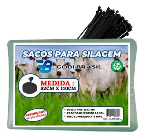 Saco Para Silagem Silo Pacote Unidades Refor Adas Frete Gr Tis