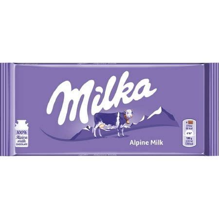 Milka Alpenmilch Alpine Milk Chocolate 100g Pack Of 6 Walmart