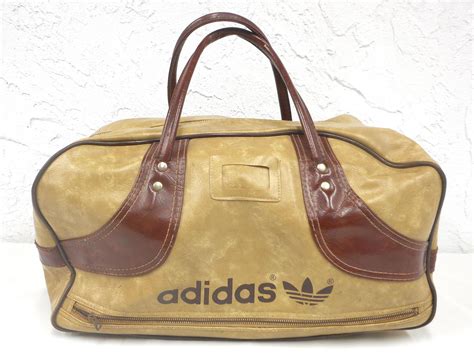 Vintage Adidas 1970s Original Duffel Sports Gym Bag 18 Tennis Sports