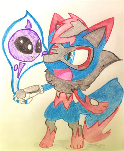 Mattew The Riolu Zorua By Knightmoonlight98 On Deviantart