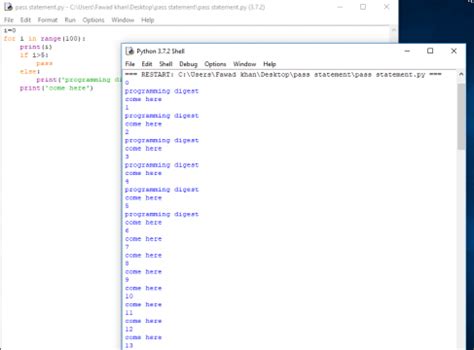 Pass Statement In Python With Example