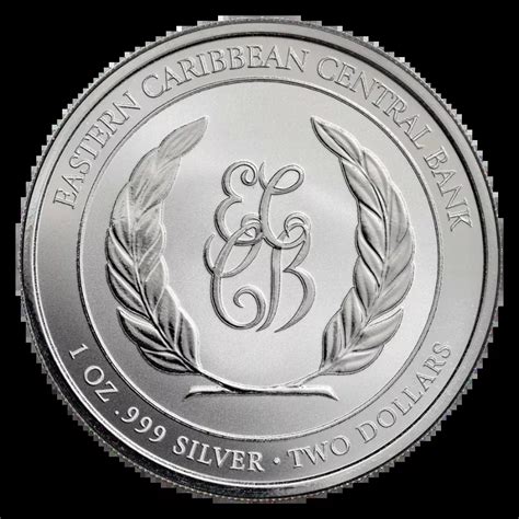 St Lucia Coat Of Arms Silver Coin Oz Bullion Club