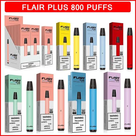 Flair Plus Tek Kullanımlık Vape Cihazı 800 Puffs E Sigara 550 MAh Pil 3