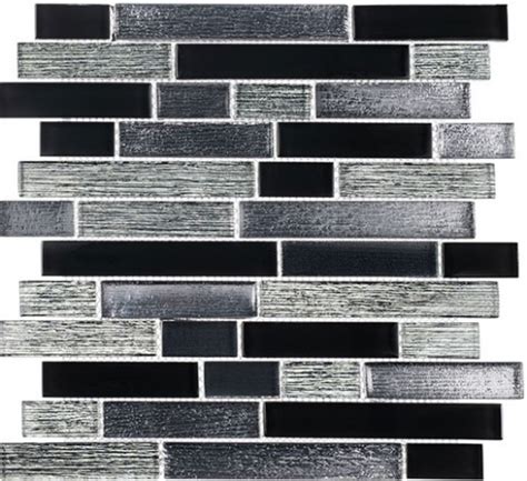 Fpz1425 Frost Plaza Series Tuxedo Gala Metallic Tile