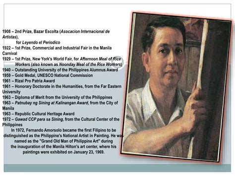 Filipino National Artists For Visual Arts Pptx