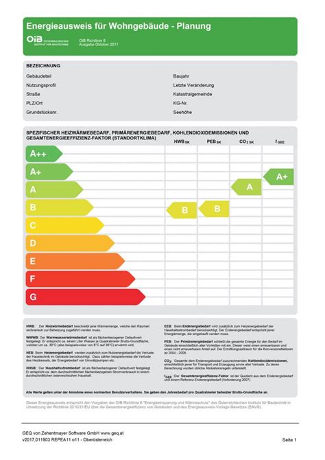 Energieausweis