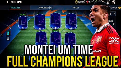 Time TÁ Insano 😱 Montei Um Time Full Champions League Com Cartas Do Novo Evento Fifa Mobile 23