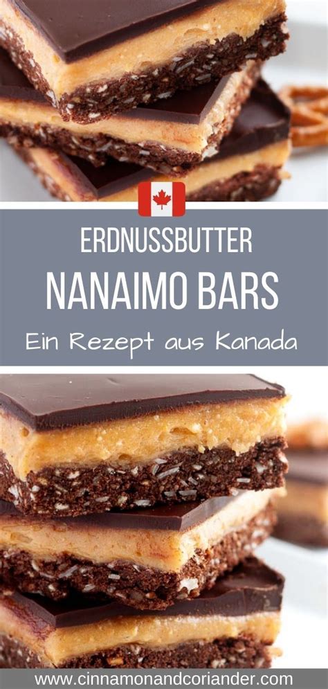 De Kanadisches Nanaimo Bars Rezept Mit Erdnussbutter En Recipe For