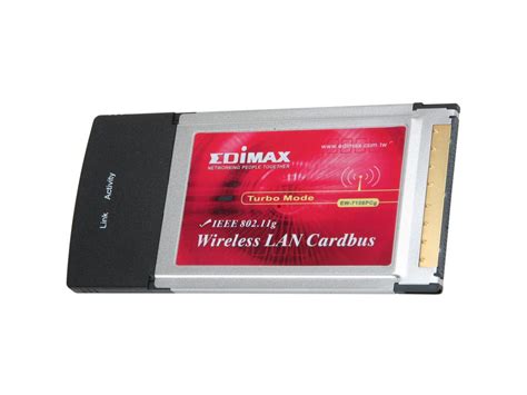 EDIMAX EW 7108PCg 802 11g B Wireless LAN PC Card Newegg