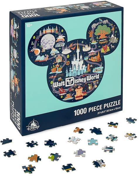 Disney Mickey Mouse Icon Walt World Map Puzzle ShopStyle Toys