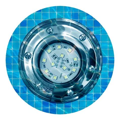 Lampara Luces Led Pileta W Luminaria Piscina Rgb Premium