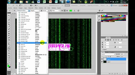 Tutorial De Letras Con Un Efecto Matrix Mp Youtube