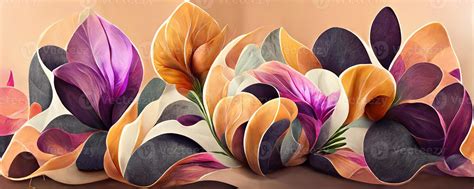 abstract colorful flowers for background wallpaper 21283583 Stock Photo ...